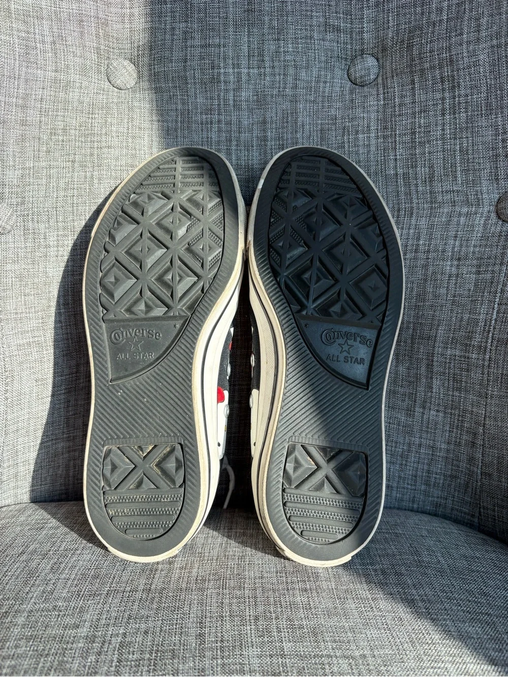 Converse Black Canvas Hello Kitty Women’s Sneakers with White Laces SZ. 8